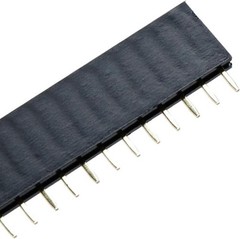 24 Way 2.54mm Pitch Female PCB Header Connector, 40 pcs Size: 1*24