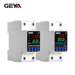 GEYA GPS6 Digital Display Voltage Current KWH Protector Protect 2P 40/63/80A 110
