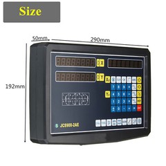 Precision 1μm Linear Scale DRO 2/3 Axis Digital Readout Glass Encoder Lathe Mill