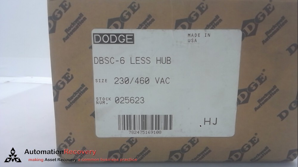 DODGE 025623 SERIES D MOTOR BRAKE, TORQUE: 6 LB-FT, 208-230/460 V AC,, N #266751