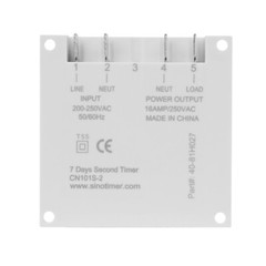 CN101S 1 Second Interval 5V 12V 24V 110V 220V Digital LCD Timer Switch 7 Days