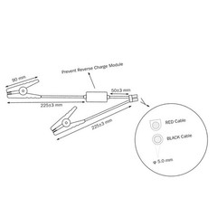 CarBatteryBoosterJumperCableJumpStartToolReverseConnectionPreventKit