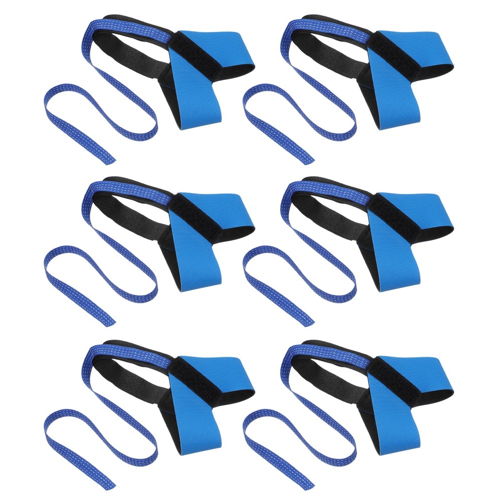 6 Pcs ESD Heel Strap, Anti Static Heel Strap 50cm Conductive Tape, Blue Black