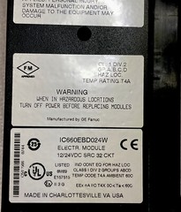 GE FANUC IC660BB024V GENIUS 32PT SOURCE BLOCK 12/24 VDC,