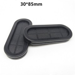 Oval Blanking Grommets Rubber Closed Blind Plug Bung Cable Wiring Protect Bushes