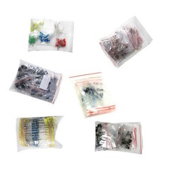 Electronic Components Kit 1390PCS LED Diodes Resistors Electrolytic Capacitors d