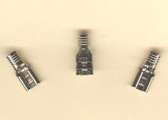50 High Temperature QD Terminal Connector 12-10 Wire Gauge AWG .250 Female 900°F
