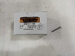 8-32 x 1-1/8in 18-8 Stainless Steel Phillips Pan Head Machine Screws Box of 84