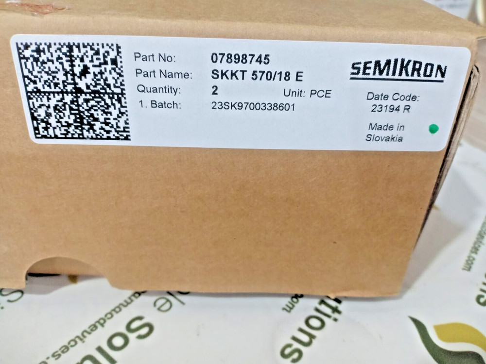 1 Pcs SKKT570/18E SKKT570-18E SKKT57018E SEMIKRON THYRISTOR / DIODE MODULE