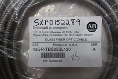 Allen Bradley 43GR-TBS25SL120 Glass Fiber Optic Cable Ser A