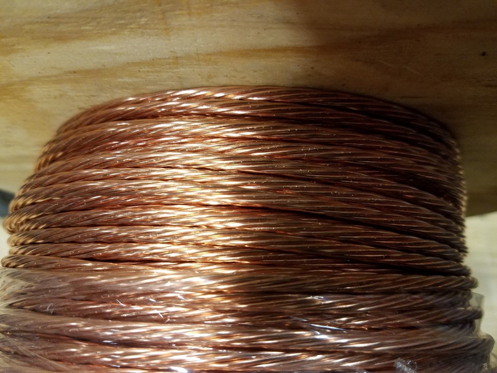 GROUND WIRE STRANDED BARE COPPER 6 AWG 50′ FEET GROUNDING POOL SPA GENERATOR
