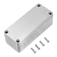Silver Aluminum Box for Electric Instruments Industrial Metal Enclosure