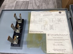 Westinghouse 373D878G02 Fusible Bus Plug Busway COP-321 240V 30A #02F79PR6*CO