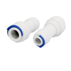 3/8″ Tube to 1/4″ Tube Push Fit Straight Quick Connect 5pcs for Water System
