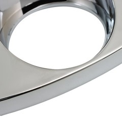 Chrome Rear Wheel Axle Hub Cover Kit Semi ABS 33mm Nut Covers Plastic Set of 4