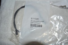 IFM EFECTOR E11320 PATCHCORD BLACK M8-PLUG/M8-SCO 60VAC/75VDC 0.6M NOS PACKAGE