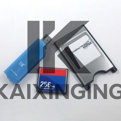 Reader 128MB/256MB/512MB/1G/2G CF Compact Flash Card+CF-PCMCIA Adapter+SSK