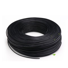 UL1185 Single Core Shielded Wire 10/12/14/16/18/20/22/24/26/28AWG Black And Grey