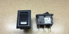 1pc EDK SC-WL 4Pins 2 positions 3A 250V Power Rocker Switch With light