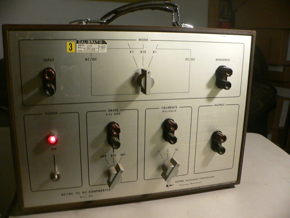 Vintage Rotek Model 212 AC/DC to DC Comparator