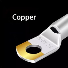 SC6-95 Series Copper Tube Crimp Terminals Wiring nose Battery Welding Cable Lugs