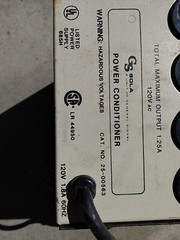 USED Sola Portable Power Regulator Conditioner CAT# PC-150 25-00563 120V 1.25A