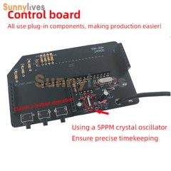 DC5V DIY Clock Kits Electronic Soldering Practice Kit For Learning USB Interface