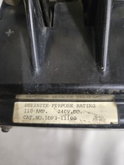 WARD LEONARD 5DP3-11100 CONTACTOR 110AMPS 240V [TESTED]