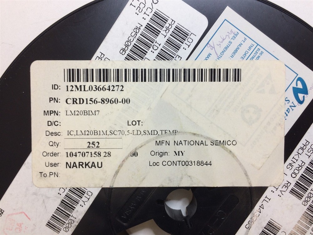 LM20BIM7 NSC SENSOR ANALOG -55C-130C SC70-5 SMD 10 PIECES