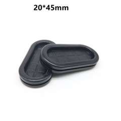 Oval Blanking Grommets Rubber Closed Blind Plug Bung Cable Wiring Protect Bushes