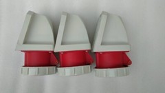 ASLO ELECTRIC ASTI242 32A 400V AC 50-60Hz 3P+T IP67 6H FEMALE PLUG LOT OF 3
