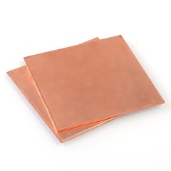 0.3-6mm Natural 99% Pure Copper Sheet Plate Metal guillotine cut -Multiple Sizes