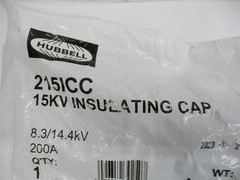 Hubbell 215ICC , Load Break Insulating Cap W/Conductive Cuff , 200 Amp , 15 kV