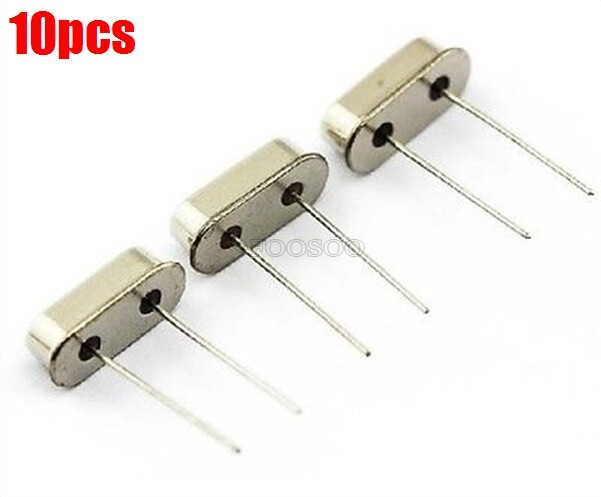 10Pcs 4Mhz 4.000MHZ 4M Hz Crystal Oscillator HC-49S or