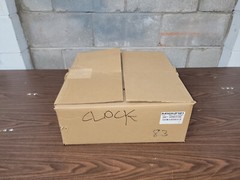 Gray Hammertone 12″ Clock
