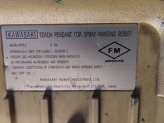 KAWASAKI TECH PENDANT FOR SPRAY PAINTING ROBOT PRTP-2 1YEAR WARRANTY