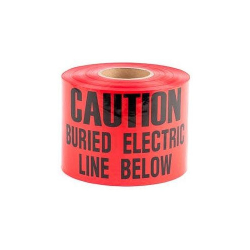 L.H. Dottie UT29D, CAUTION BURIED ELECTRIC LINE BELOW, Underground Tape, 1 pc