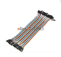 5X40P 200Pcs color dupont cable 2.54mm 1p-1p 20cm Female to Female Cheap