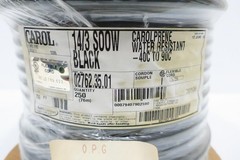 Carol 02762.35.01 Black Water Resistant Cable 17/3 S00w 250ft