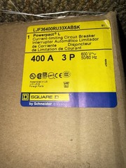 NEW Schneider Square D PowerPact L LJF36400RU33XABSK 400A 3 Pole Breaker