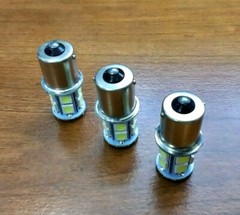 3 Super Bright BBT 12 volt DC 13 White LED 1141 Light Bulbs