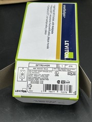 Leviton Outlet GFTR2-HGR Self Test Hosp Grade GFCI 20 Amp Receptacle 125 (NIB)