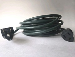 Heavy Duty Extension Cord. 3-Prong, 24 feet. Tested!