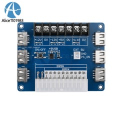 ATX Power Supply Breakout Board USB Charging Desktop Chassis Power Adapter Board