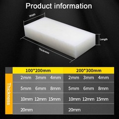 2mm~30mm Black White Grey Polypropylene Plate PP Plastic Sheet Engineering Board