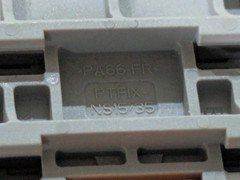 Phoenix Contact PTFIX 6/18×2,5 Distribution Block NS15/35 DIN Rail 18 Pos BK