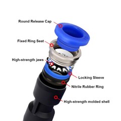 T Piece Adapter Pneumatic Push In Fittings Tee Connector Equal/Reducing Air Hose