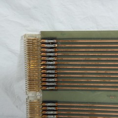 Vintage FUBA PH-41: 6 A 51 Connector Board, Industrial Gold Plated Bus Bar 1011