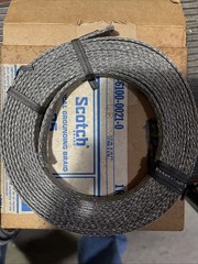3M Electrical Grounding Braid Wire 25 80-6100-0021-0, 1/2″ x 25′ ft.