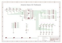 Arduino Nano Development Board for education as PLC / PLC Modbus RTU PCB